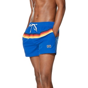 image:imageSpeedo Mens Swim Trunk Short Length Redondo StripedTurkish Sea Block