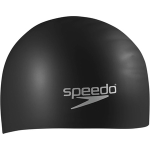 image:imageSpeedo Silicone Long Hair Swim CapSpeedo Black