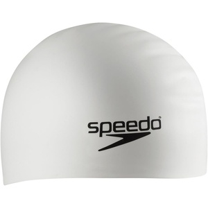 image:imageSpeedo Silicone Long Hair Swim CapWhite