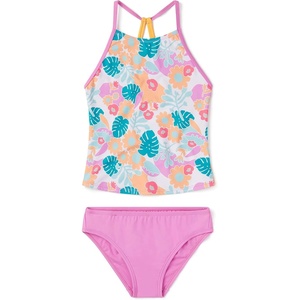 image:imageSpeedo girls Swimsuit Two Piece Tankini Thin StrapCyclamen
