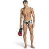 image:imageSpeedo Mens Printed BriefBlackYellow