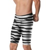 image:imageSpeedo Mens Swimsuit Jammer Endurance Printed Team ColorsContort Speedo BlackWhite