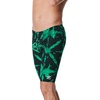 image:imageSpeedo Mens Swimsuit Jammer Endurance Printed Team ColorsReflected Speedo Green