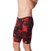 image:imageSpeedo Mens Swimsuit Jammer Endurance Printed Team ColorsReflected Speedo Red