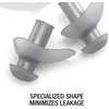 image:imageSpeedo Unisex Ear Plugs for Swimming Waterproof Reusable TrainingAdult Ergo Silver