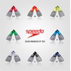 image:imageSpeedo UnisexAdult Swim Training Fins Rubber Long BladeBlueGrey