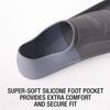 image:imageSpeedo UnisexAdult Swim Training Fins Rubber Short BladeOrangeGrey