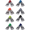 image:imageSpeedo UnisexAdult Swim Training Fins Rubber Short BladeRedGrey