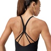 image:imageSpeedo Womens Pebble Texture One Piece SwimsuitStrappy Speedo Black
