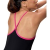 image:imageSpeedo Womens Swimsuit One Piece Closed Back Thin Strap HydrobraAnthraciteMargarita Pink