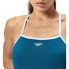 image:imageSpeedo Womens Swimsuit One Piece Closed Back Thin Strap HydrobraDark Teal