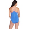 image:imageSpeedo Womens Swimsuit One Piece Closed Back Thin Strap HydrobraSevres Blue
