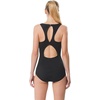 image:imageSpeedo Womens Swimsuit One Piece High Neck Contemporary CutSpeedo Black