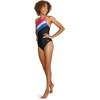 image:imageSpeedo Womens Swimsuit One Piece High Neck Tie BackBlocked Speedo Black
