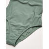 image:imageSpeedo Womens Swimsuit One Piece Hydraline Standard CutHigh Neck Soft Olive