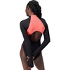 image:imageSpeedo Womens Swimsuit One Piece Hydraline Standard CutLS Zip Anthracite