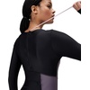 image:imageSpeedo Womens Swimsuit One Piece Hydraline Standard CutLS Zip AnthraciteVintage Fog