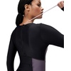 image:imageSpeedo Womens Swimsuit One Piece Hydraline Standard CutLS Zip AnthraciteVintage Fog