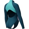 image:imageSpeedo Womens Swimsuit One Piece Hydraline Standard CutLS Zip Dark Teal