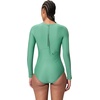 image:imageSpeedo Womens Swimsuit One Piece Hydraline Standard CutLS Zip Lazy Daisy