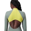 image:imageSpeedo Womens Swimsuit One Piece Hydraline Standard CutLS Zip Soft Olive