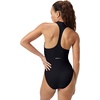 image:imageSpeedo Womens Swimsuit One Piece Hydraline Standard CutZip Cb Anthracite