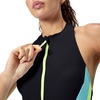 image:imageSpeedo Womens Swimsuit One Piece Hydraline Standard CutZip Cb Anthracite
