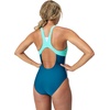 image:imageSpeedo Womens Swimsuit One Piece Hydraline Standard CutZip Dark Teal