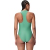 image:imageSpeedo Womens Swimsuit One Piece Hydraline Standard CutZip Lazy DaisyLight Green
