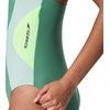 image:imageSpeedo Womens Swimsuit One Piece Hydraline Standard CutZip Lazy DaisyLight Green