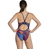image:imageSpeedo Womens Swimsuit One Piece PowerFlex Flyback Printed Adult Team ColorsCoded Riff RedWhiteBlue
