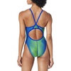image:imageSpeedo Womens Swimsuit One Piece PowerFlex Flyback Printed Adult Team ColorsHydro BlueGreen