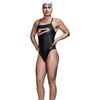 image:imageSpeedo Womens Swimsuit One Piece PowerFlex Flyback Printed Adult Team ColorsRainbow Brights