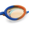 image:imageSpeedo unisexadult Swim Goggles Vanquisher Extended ViewMirrored Blue OrangeAmberGold