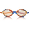 image:imageSpeedo unisexadult Swim Goggles Vanquisher Extended ViewMirrored Blue OrangeAmberGold