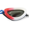 image:imageSpeedo unisexadult Swim Goggles Vanquisher Extended ViewMirrored RedWhiteBlueGrey