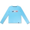 image:imageSpeedo Boys UV Swim Shirt Long Sleeve Tee GraphicRwb Tranquil Blue