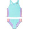 image:imageSpeedo Girls Swimsuit Two Piece Tankini Thick StrapTankini SetArctic Glass
