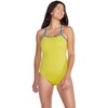 image:imageSpeedo Womens Swimsuit One Piece Closed Back Thin Strap HydrobraBitter Lime