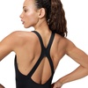 image:imagespeedo Womens Swimsuit One Piece PowerFlex Princess Seam Ultraback Conservative CutNo Seam Speedo Black
