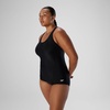 image:imagespeedo Womens Swimsuit One Piece PowerFlex Princess Seam Ultraback Conservative CutSpeedo Black