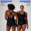 image:imagespeedo Womens Swimsuit One Piece PowerFlex Princess Seam Ultraback Conservative CutSpeedo Black