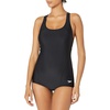 image:imagespeedo Womens Swimsuit One Piece PowerFlex Princess Seam Ultraback Conservative CutSpeedo Black