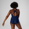 image:imagespeedo Womens Swimsuit One Piece PowerFlex Princess Seam Ultraback Conservative CutSpeedo Navy