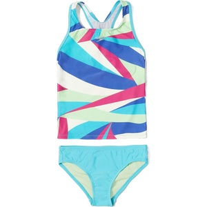 image:imageSpeedo Girls Swimsuit Two Piece Tankini Thick StrapTankini SetBlue Atoll