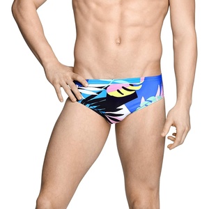 image:imageSpeedo Mens Printed BriefBlackTurquoise