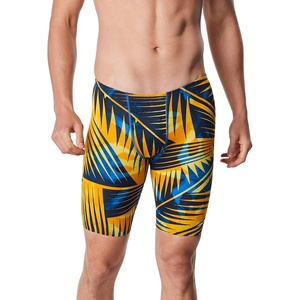 image:imageSpeedo Mens Swimsuit Jammer Endurance Printed Team ColorsReflected BlueGold