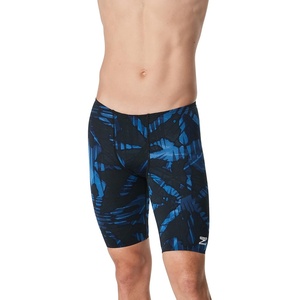 image:imageSpeedo Mens Swimsuit Jammer Endurance Printed Team ColorsReflected Speedo Blue