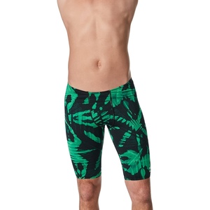 image:imageSpeedo Mens Swimsuit Jammer Endurance Printed Team ColorsReflected Speedo Green