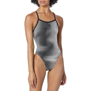 image:imageSpeedo Womens Swimsuit One Piece PowerFlex Flyback Printed Adult Team ColorsHydro Speedo Black